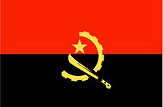 Bandiera Angola - mobile unitel Bandiera Angola - mobile unitel
